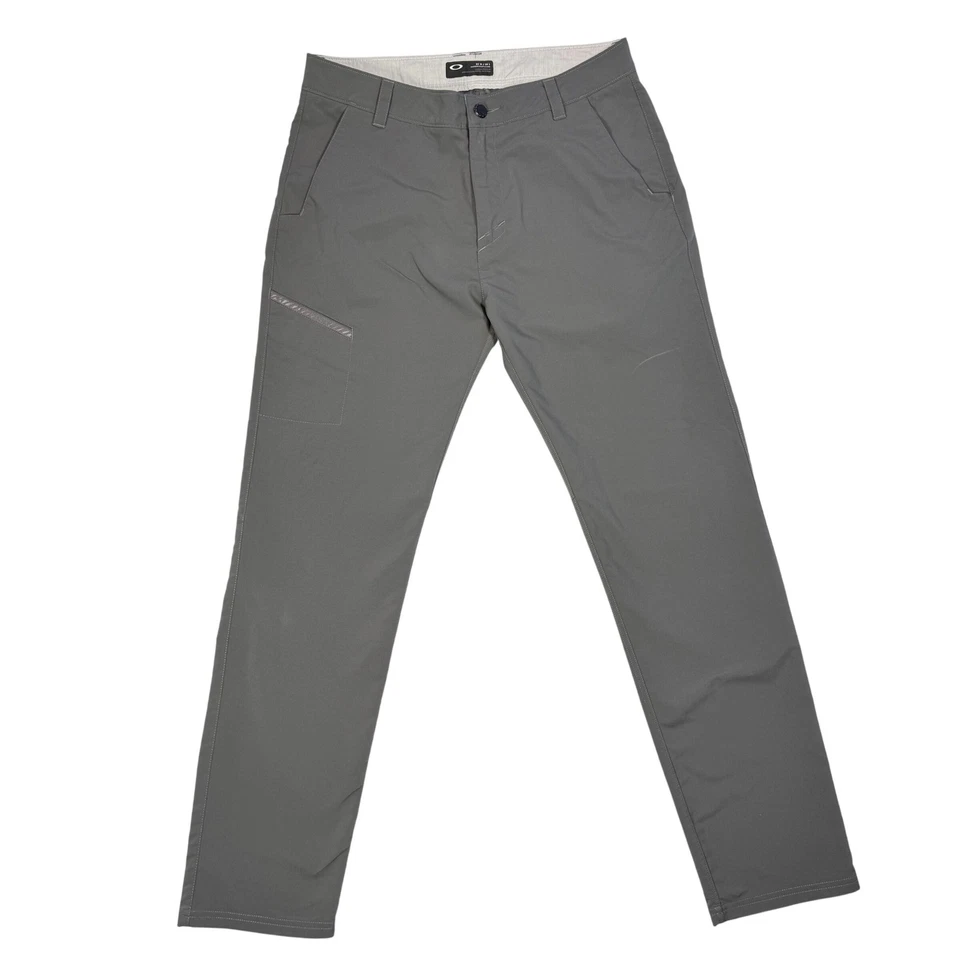 Pantalones Oakley Tailored Fit Gris Ligeros Exterior Informales Para Hombre Talla W34xL34 Foto 2 de 4