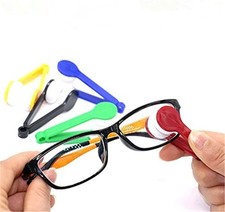 10 Pcs Mini Eyeglasses Cleaning Tools Portable Spectacles Microfiber Cleaner