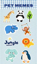 Pet Memes stickers 4x7 sheet