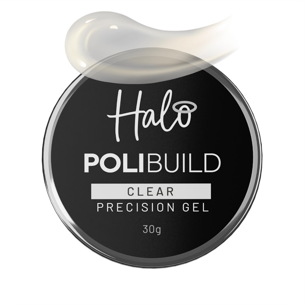 Halo PoliBuild Precision Nail Builder Gel (Clear) 30g jar