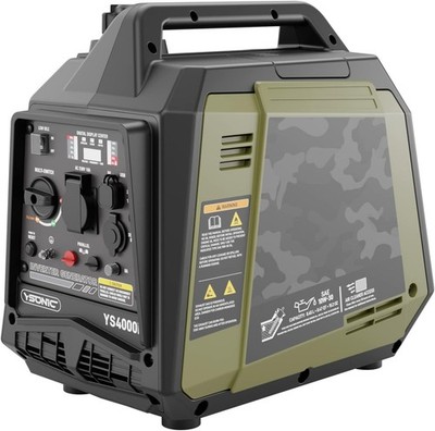 YSONIC YS4000i 3300W Inverter Generator, Stromerzeuger, mit  2× USB & AC 230 V