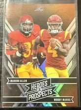 2024 Leaf Heroes & Prospects Bronze Marcus Allen/Woody Marks #258 USC Trojans