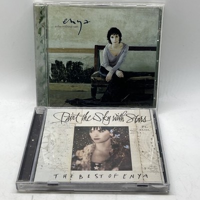 ENYA CD's Lot of 2 '' A day without rain'' & '' Paint the Sky with Stars''