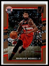 Markieff Morris 2017-18 Donruss #146 Washington Wizards
