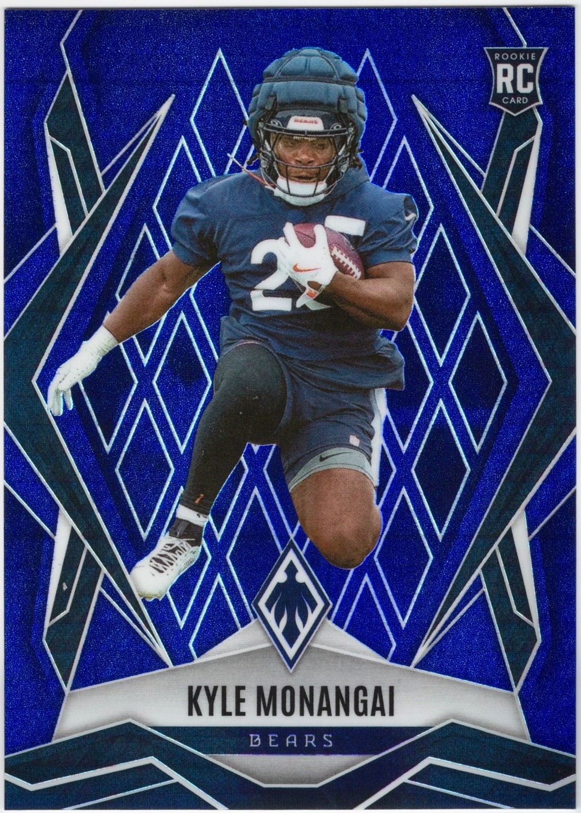 2025 Phoenix Blue Hyper /199 Kyle Monangai #249 Chicago Bears