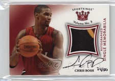 2022 Sportkings Volume 3 Single Memorabilia Red 24/50 Chris Bosh Auto HOF 0f55