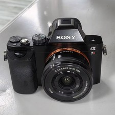 Sony Alpha A7R 36.4MP Mirrorless Digital SLR Camera With 16-50mm Lens - Black