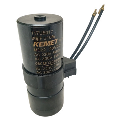 Secop 117U5017 Start Capacitor 80uF 125V for Danfoss Compressor SC12MLX.2 802264