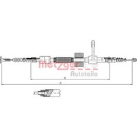 Metzger 251.32 Seilzug Feststellbremse FüR Alfa Romeo 156 GT 932 937