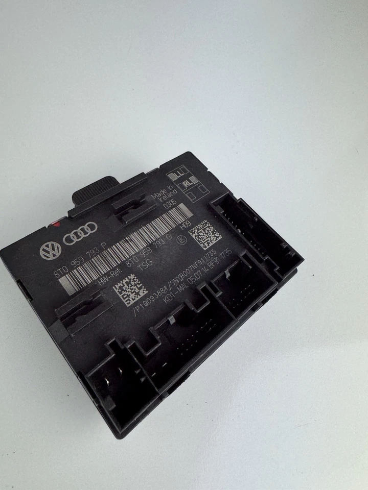 Módulo de control de puerta delantera izquierda Audi A5 Quattro 2013-2016 8T0959793G OEM Foto 2 de 3