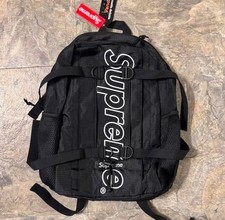 Supreme Cordura Backpack Black, Clean, Designer, Perfect For Back To School