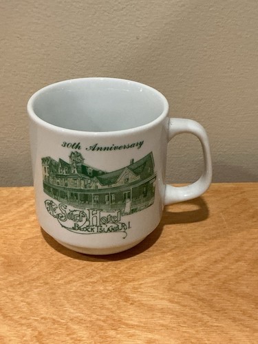 30th Surf Hotel Block Island RI Anniversary Mug Coffee Cup Souvenir Vintage USA