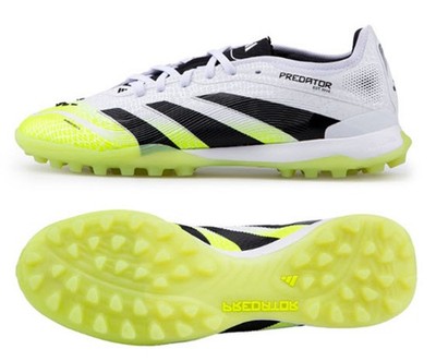 Adidas Men Predator Pro TF Cleats White Futsal Soccer Boot Soccer
