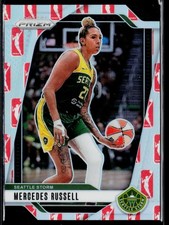 2024 Panini Prizm WNBA #109 Mercedes Russell Seattle Storm WNBA Logo Prizms