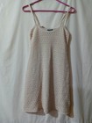 Wild Fable Ivory Crochet Lace Mini dress Swimsuit Cover Up layering XS — photo 1