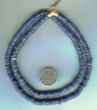 African trade beads Ghana Krobo Handmade glass sandcast powder glass beads