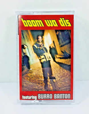 BURRO BANTON - BOOM WA DIS (1993) CASSETTE MAXI-SINGLE (ME NO FOOL) RARE OOP+++