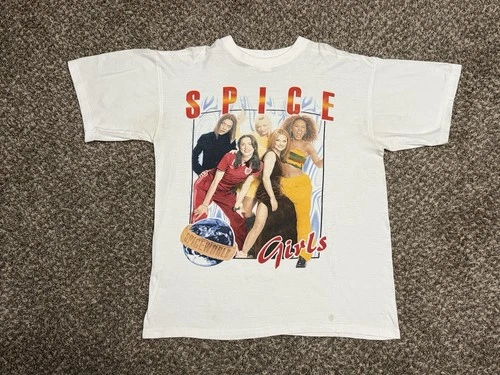 Spice Girls Shirt Spice World Bootleg Rare 22.5x29 L Vintage vintage concert t-shirt, vintage, size L, single stitch, B+ condition