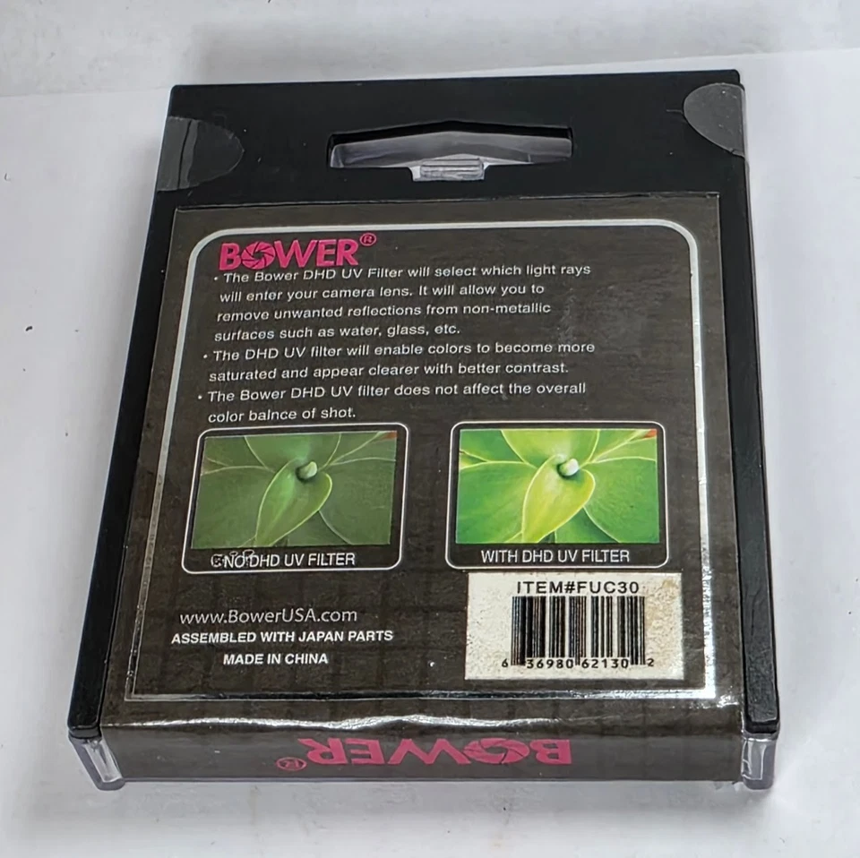 30mm Multi-Coated MC UV Lens Protector Safety Filter Guard 30 mm Japan Glass E30 - Image 3 of 3