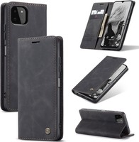 HandyhüLle Samsung Galaxy A22 KlapphüLle Leder Vintage StäNder Kartenfach