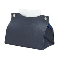 Taschentuchbox-Abdeckung,Marineblau,1 StüCk