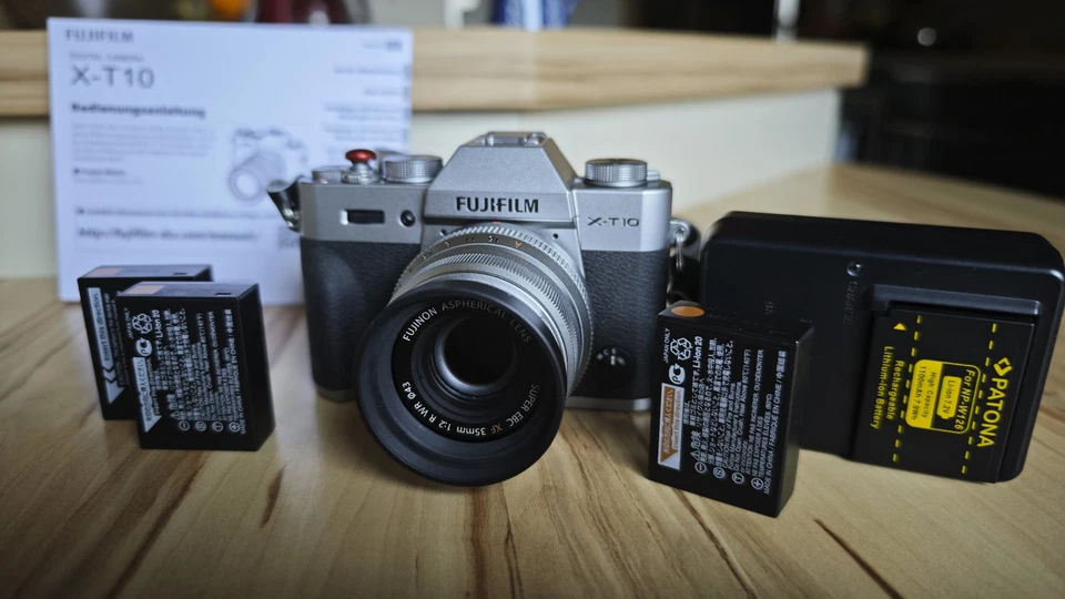 Fujifilm X-T10 – silber in TOP Zustand inkl. Fuji¬non XF 35mm F2 R WR - Bild 2 von 4
