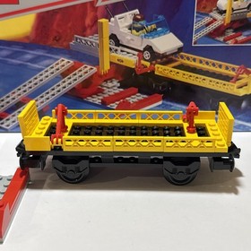 LEGO Trains: Car Transport Wagon with Car (4544) - 100% COMPLETE Box, No Manual