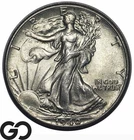 1940 Walking Liberty Half Dollar, Frosty Choice BU++