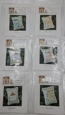 Country Cottage Needleworks Main Street Series Lot Of 6 Pattern Pamphlets New