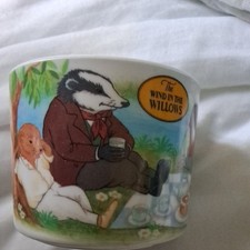 Vintage  the wind in the willows melamine cup 1996 carlton tv  ltd 