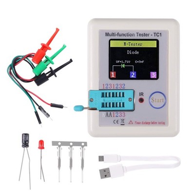 LCR-TC1 Multi-Function Tester Colorful Display Pocketable Multifunctional TFT...