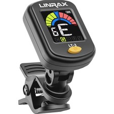 Clip-On Gitarre Stimmgerät - Wiederaufladbar, Chromatisch, Farbdisplay
