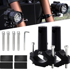 Universal Motorcycle Light Mounts Brackets, 2PCS Motorcycle Headlight Mount UTV