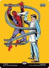 Counterspell *Borderless* - Spiderman - MAR - NM - Magic The Gathering - MTG