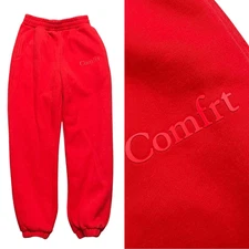 COMFRT Signature Sweatpants Red Size Small