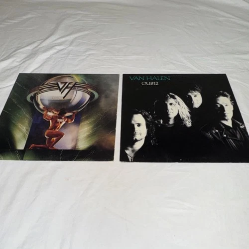 Van Halen OU812 5150 Rock Vinyl LP Lot Super Clean Sammy Hagar