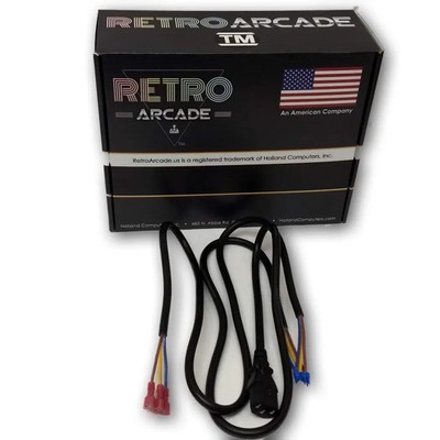 Arcade Game system AC internal Jamma EMI power cable 110V, Jamma + mame cabinets