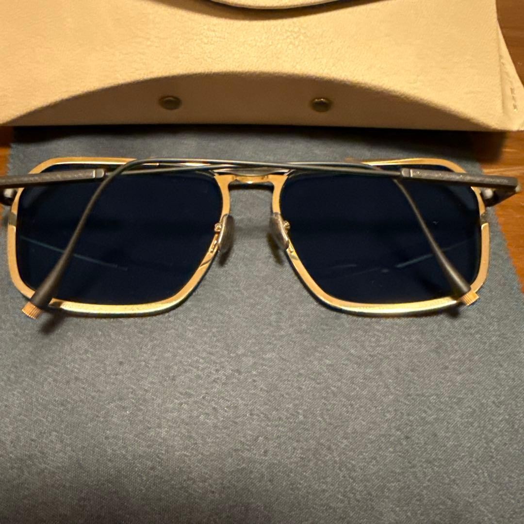 Masunaga x Kenzo Takada K3 MISAGO Gold frame Polarized Blue Lens