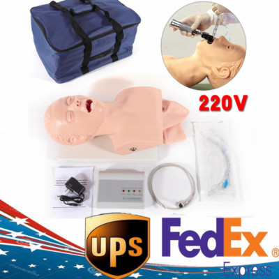 Oral Nasal Simulator Model Intubation Manikin for Airway Management Teaching220V