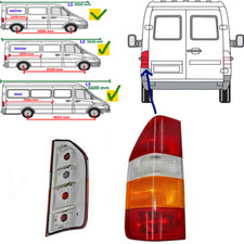 Mercedes Sprinter 95-06 Hinten Hechenleuchte Gelb Blinker - Links