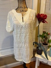 NWT SABO SKIRT embroidery tunic top size XS BL100