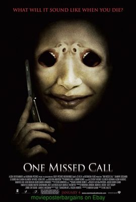 ONE MISSED CALL MOVIE POSTER HORROR FILM 2008 Chakushin Ari Film
