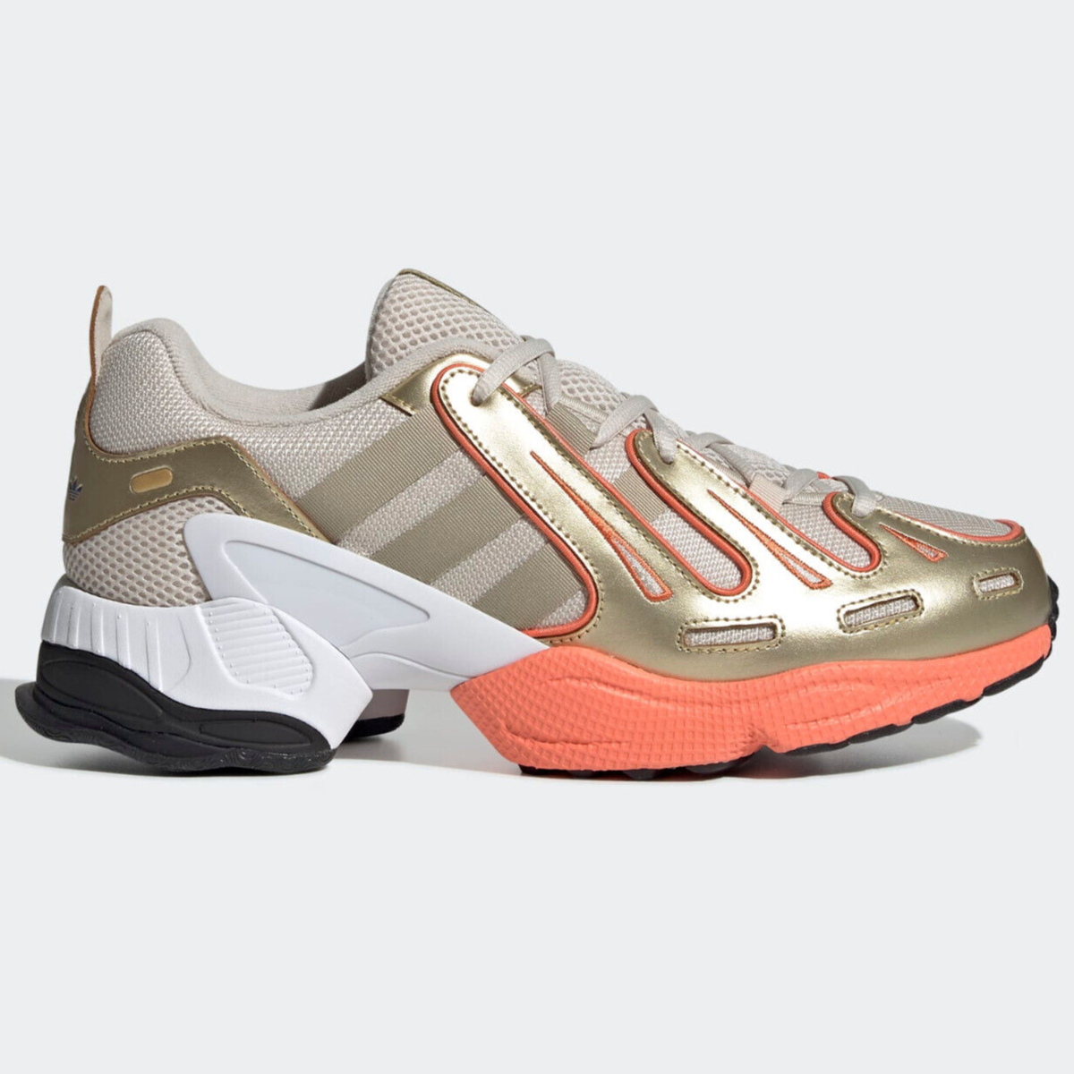 adidas gazelle silver green womens ADIDAS OZMILLEN Size 13 White Beige Mesh Chunky Sneakers – Sui Generis  Designer Consignment