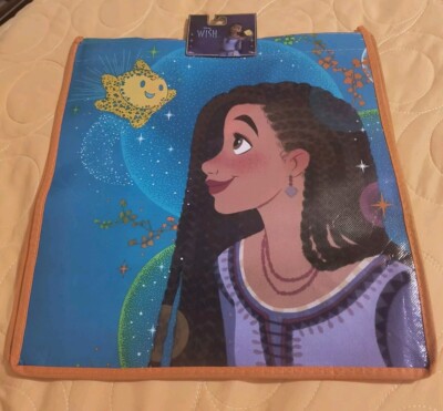 Disney Wish Blue Shopping/Gift Tote Bag with Handles New! Free Shipping! 