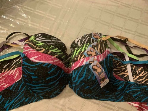 NEW LADIES SEXY floral PUSH-UP bras ..lot of 3 bras by fude - Picture 2 of 5