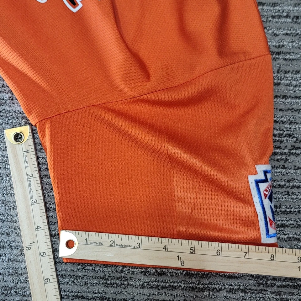 Camiseta deportiva de béisbol Sport Tek talla M para hombre Tigres Loessberg manga corta naranja Foto 4 de 4