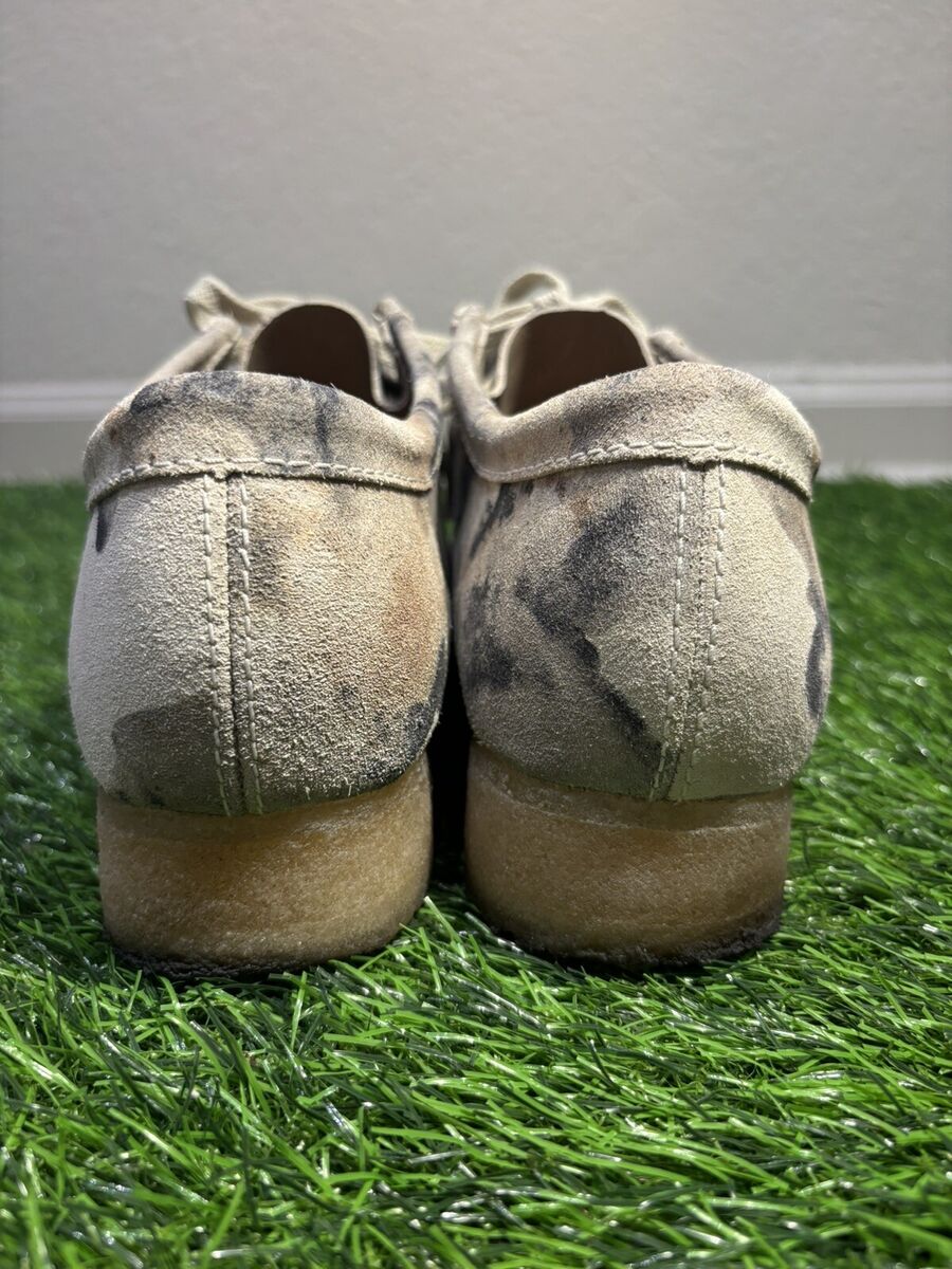 MENS CLARKS ORIGINALS WALLABEE LIMITED EDITION OFF WHITE TAN MENS CLARKS ORIGINALS WALLABEE LIMITED EDITION OFF WHITE TAN