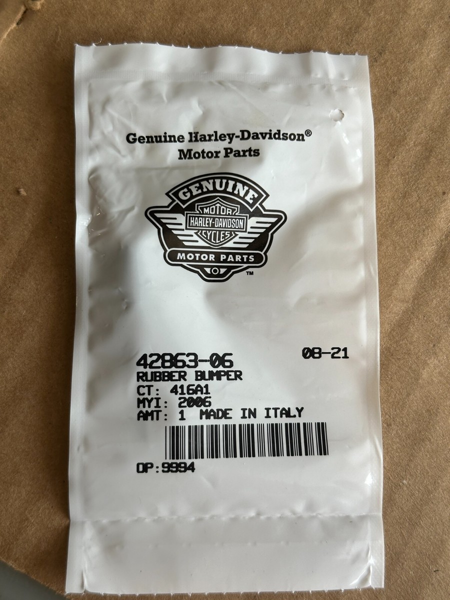 Harley 42863-06 Rear Brake Rubber Bumper OEM NOS | eBay