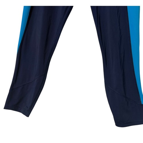 Tommy Bahama Island Active Colorblock Cropped Leggings Womens L Blue Sun Protect - Picture 3 of 14