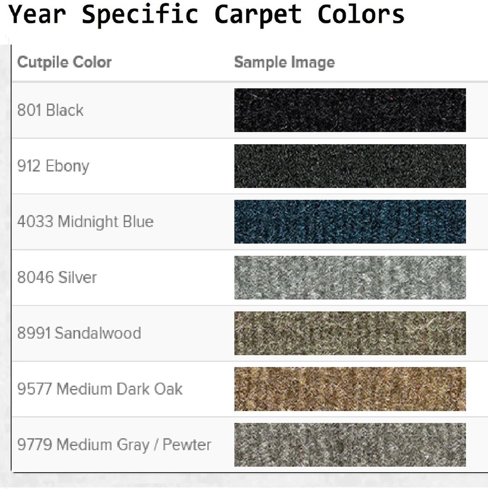 Alfombrillas Cutpile ACC 2003-2004 Mercury Marauder Mercury Logo 4 piezas Foto 4 de 4